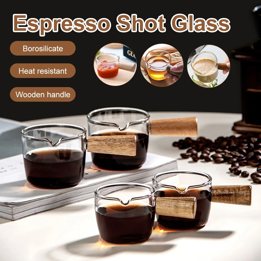 Espresso Shot Glass 50ml Milk and Cream Pitcher, Shot Glasses