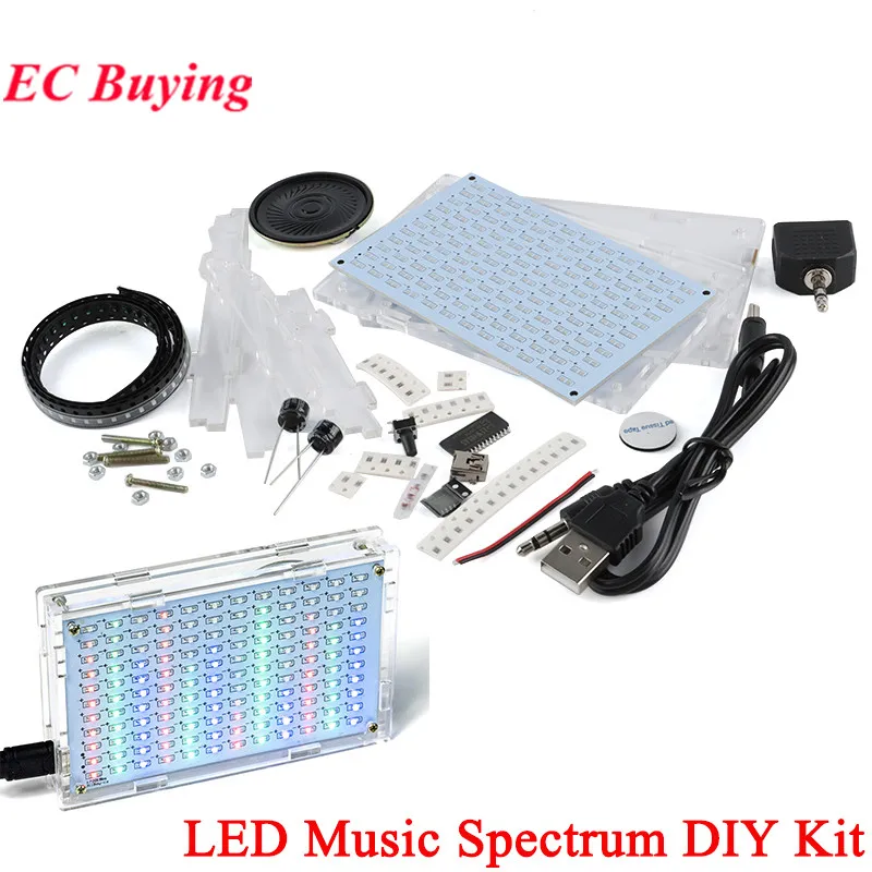 ชุดฝึกบัดกรี DIY กับ LED สเปกตรัมเสียง