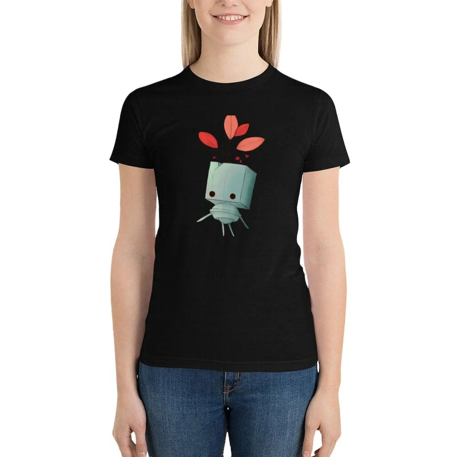 

Футболка Forest Friend [Gris], винтажная одежда, женские рубашки, футболки с графическим рисунком, топы, женская футболка
