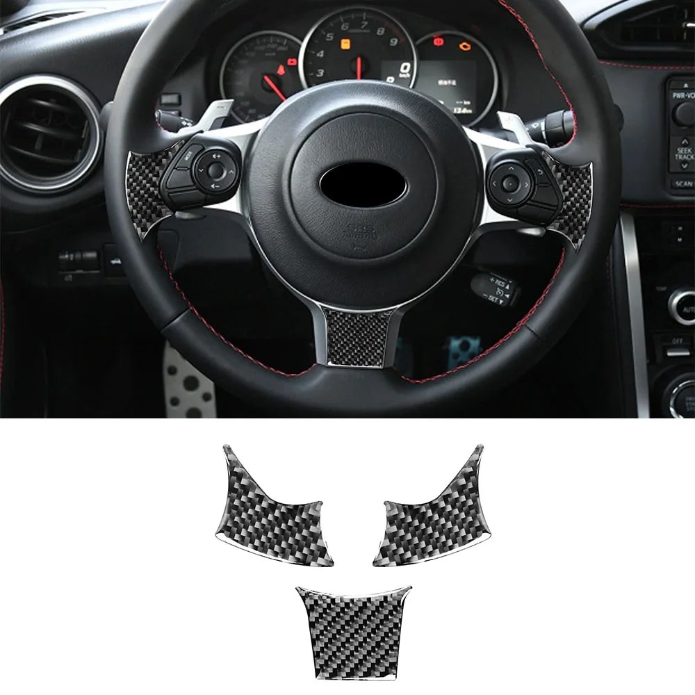 

Для Subaru BRZ, для Toyota 86 2016 2017 2018 2019 2020, декоративная крышка рулевого колеса, декоративная наклейка, аксессуары для интерьера автомобиля