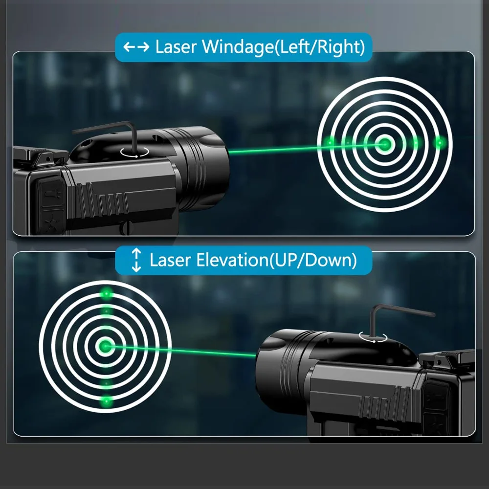 Viseur laser vert rouge foncé aste par USB, pour fusil, odorde poing,  pointeur de tir - AliExpress