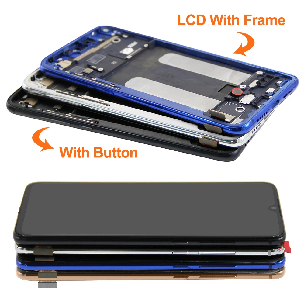 6.39'' Super AMOLED Mi CC9 LCD For Xiaomi CC9 Display Touch Screen Digitizer For Xiaomi Mi 9 lite M1904F3BG LCD