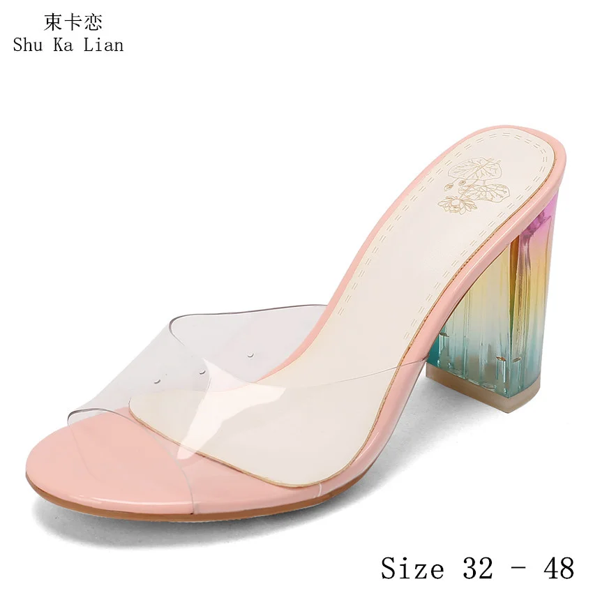 

Women High Heel Sandals Shoes 8 Colour Woman High Heels Ladies Gladiator Sandals Pumps Small Plus Size 32 - 48