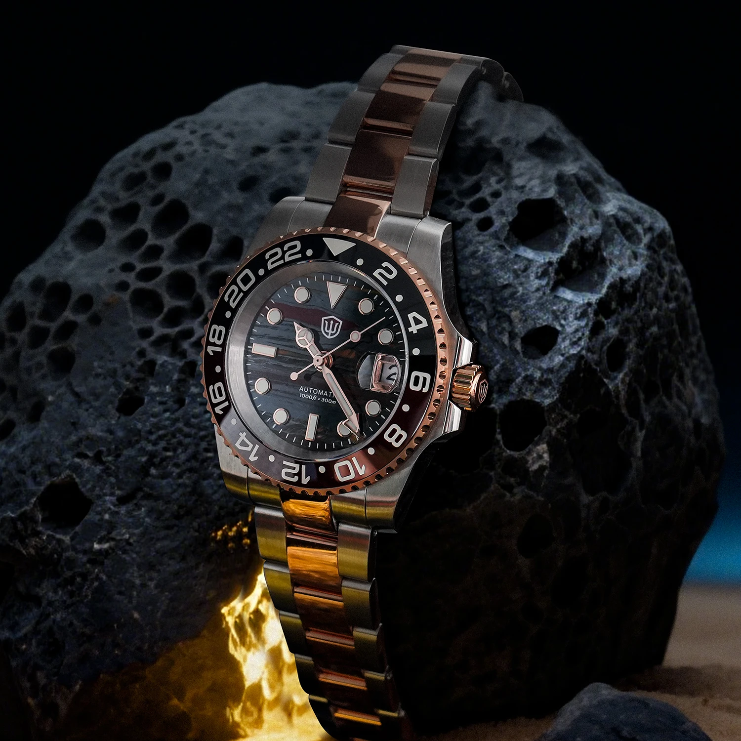 テマリ　ウラシク Watchdives WD16760 V2 NH34 Sub GMT Watch Stainless Steel Sapphire