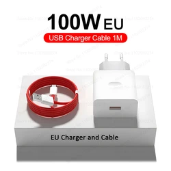 100W SuperVOOC Fast Charger with USB Type - C Cable - EU Charger USB Cable