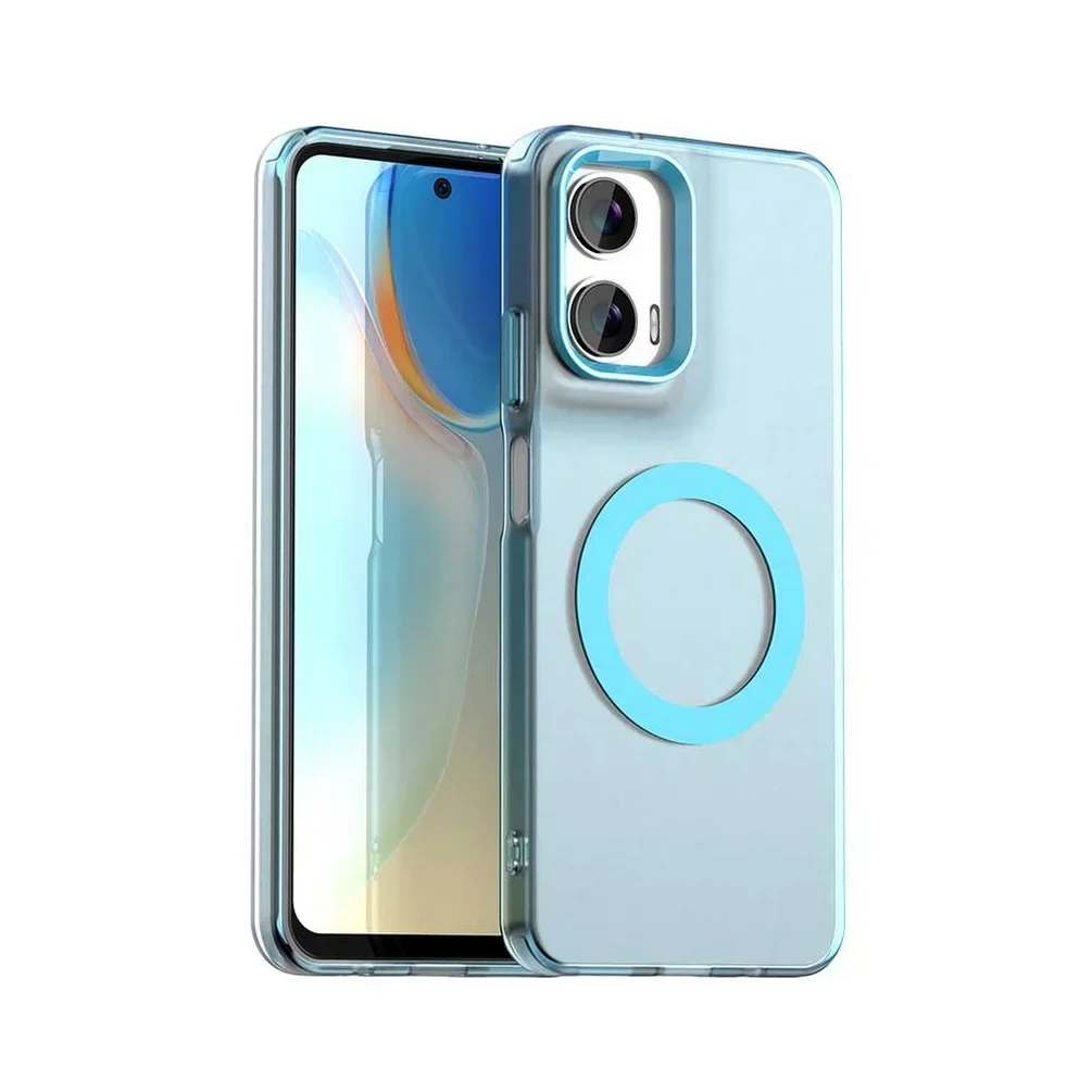 Magnetic Shockproof Candy Case with PC + TPU Bumper