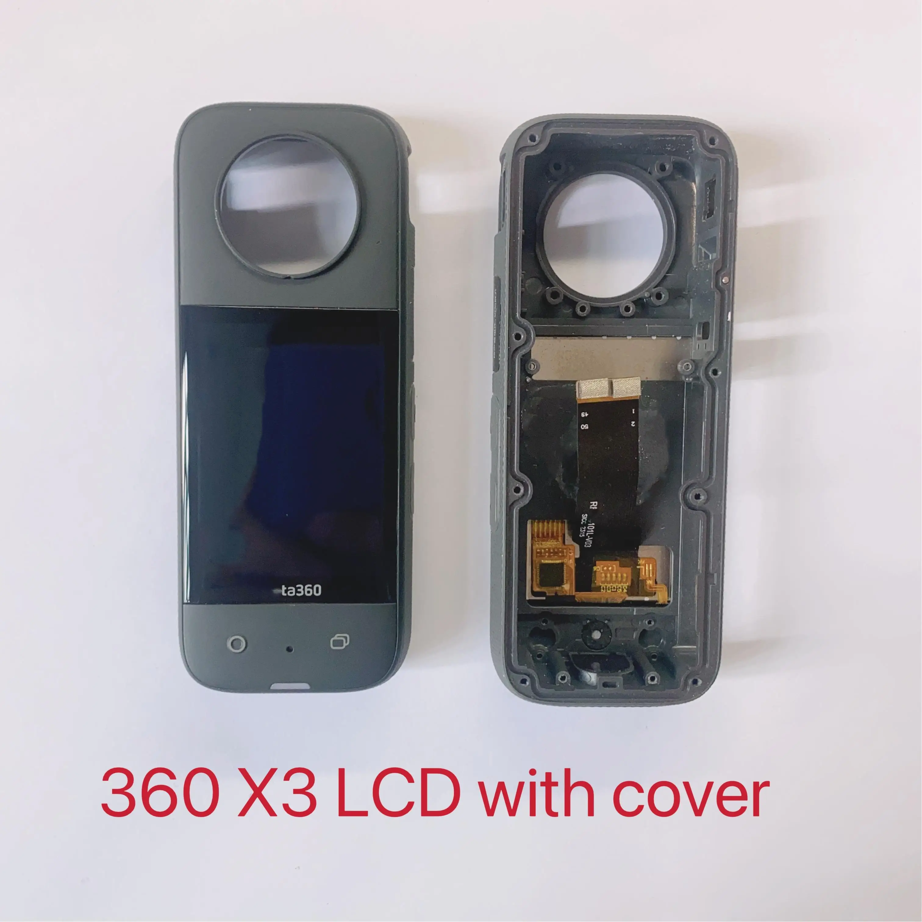 Original Screen LCD with Cover Shell for Insta360 X3 Touch LCD Unit Repair Part