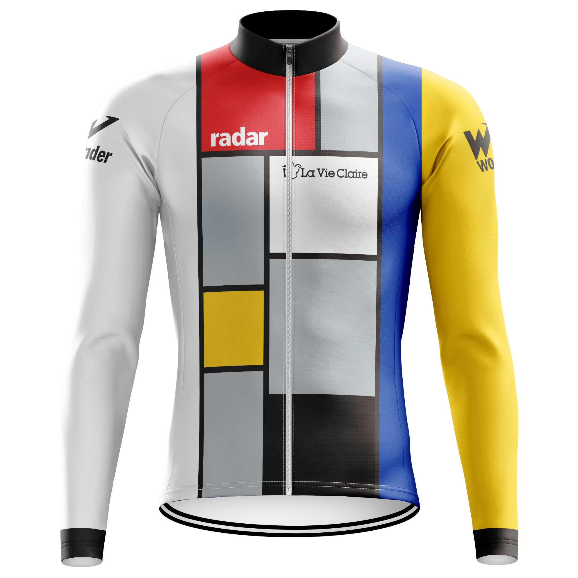 thumbnail image 1 of Jersey de ciclismo retro de manga larga para hombre, de varios estilos, de polar de invierno, para montar en bicicleta, París, Roubaix, Brooklyn, Ford, Faema, Molteni, 1 of 5
