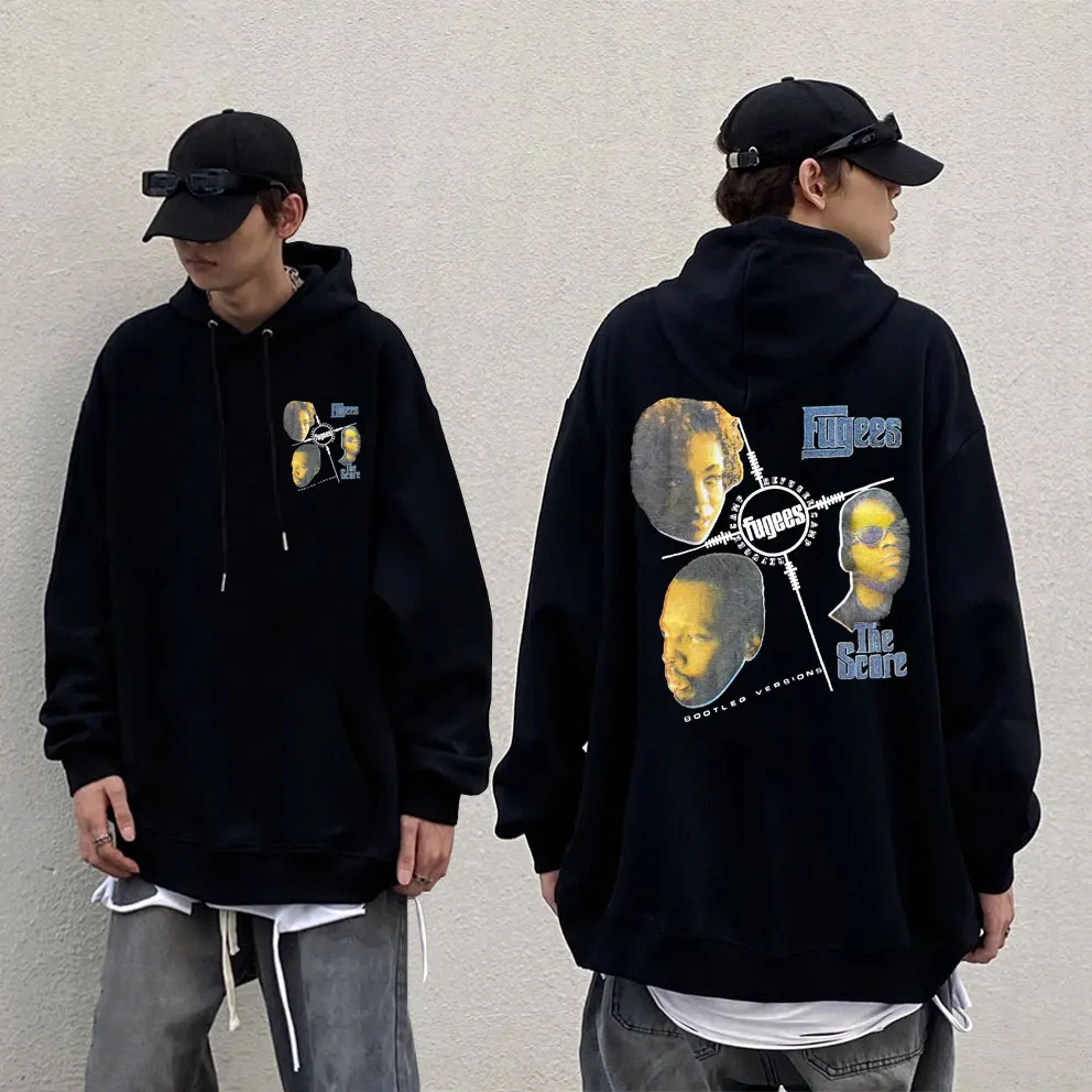 

Lauryn Hill The Fugees Score European Concert Tour Graphics Hoodie Autumn Winter Men Women Oversized Hip Hop Sweatshirt Unisex
