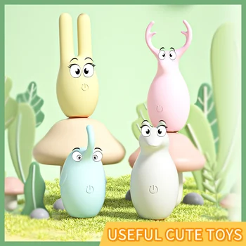BODYPRO 10 Frequencies Cute Animal Shapes Vibrators G Spot Clit Stimulators For Breast Nipples Masturbation Sex Toys For Women 6