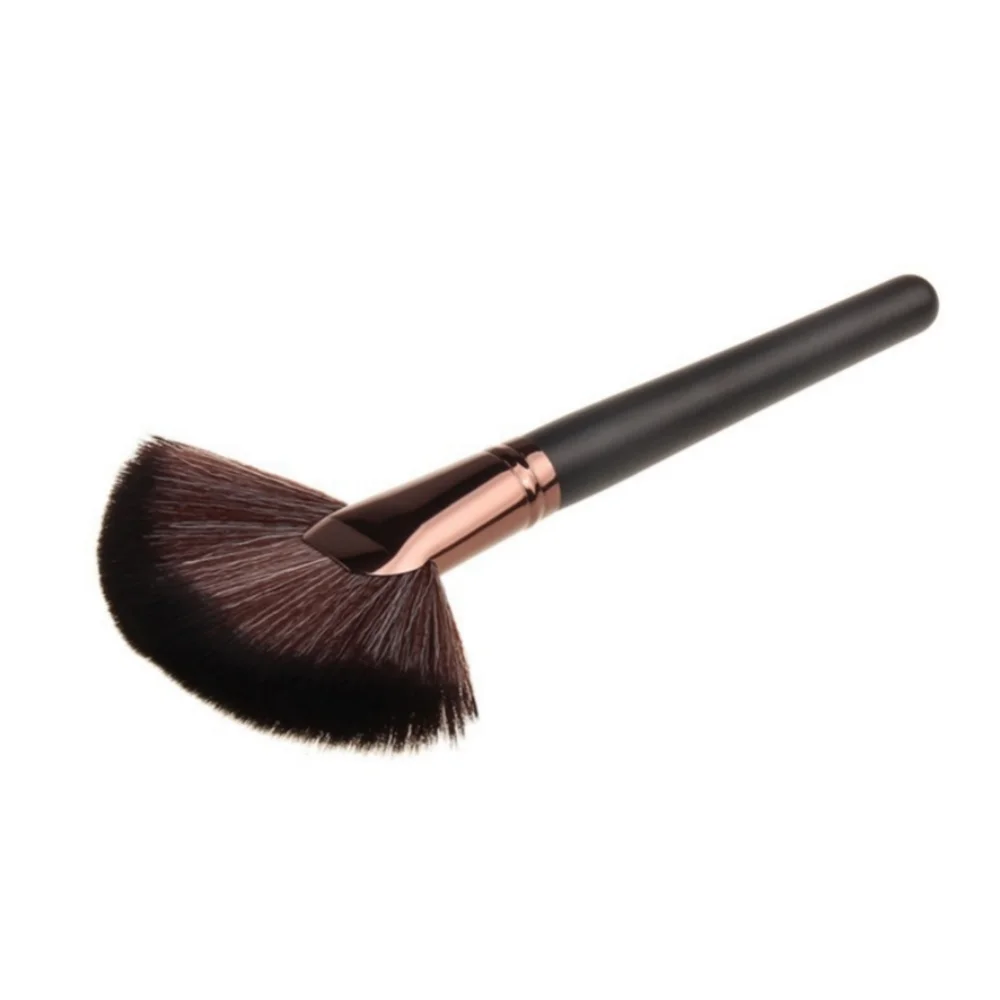 Makeup Powder Sector Brush Soft Hair Blusher Brush Cosmetics Eyeshadow Concealer Blush Women Professional Foundation Beauty Tool
