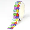 2023 NEW 1PC 10M Decorative Colorful Puzzle Pieces Autism Awareness Adhesive Masking Washi Tape Cute Journaling Stationery 1