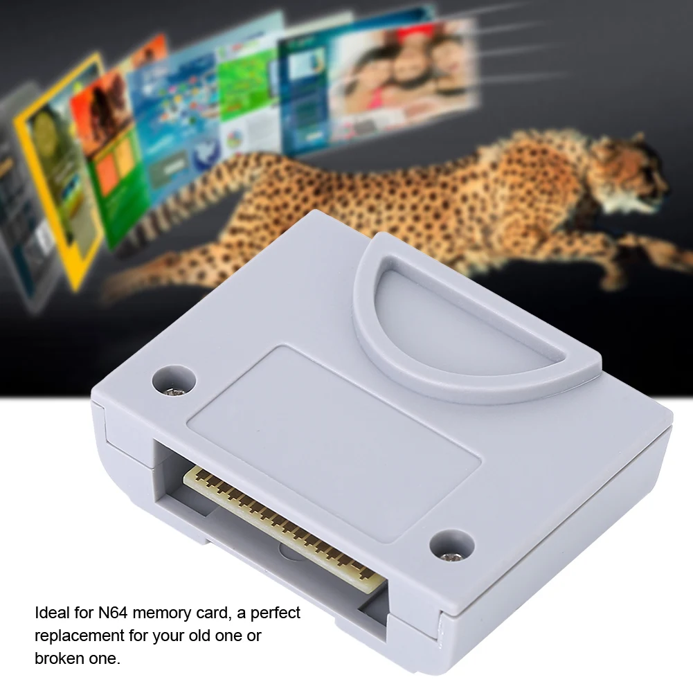 Sostituzione della memory card da 256 KB per N64, per controller della console di gioco N64, plug-and-play, sostituzione della memory card per N64_voghion.com