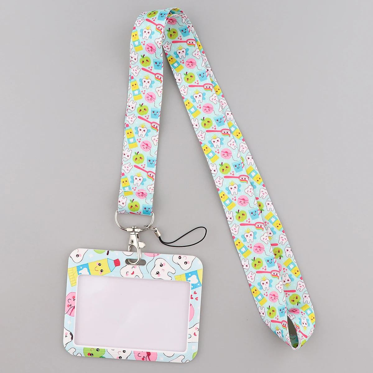 Tooth Dentist Lanyard Neck Strap for ID Cards and Badge Holders – Stylish and Functional Hanging Rope Accessories