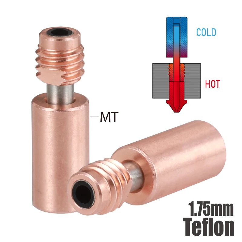 Mellow-extrusora Dupla para Impressora 3d Bico em para Quebra de Calor Ciclope e Quimera Hotend - Imagem 5
