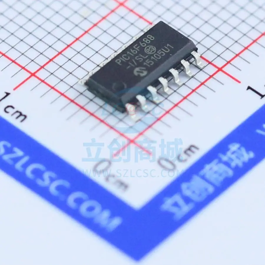 1PCS/LOTE PIC16F688-I/SL PIC16F688-I PIC16F688 SOP-14 100% New and original