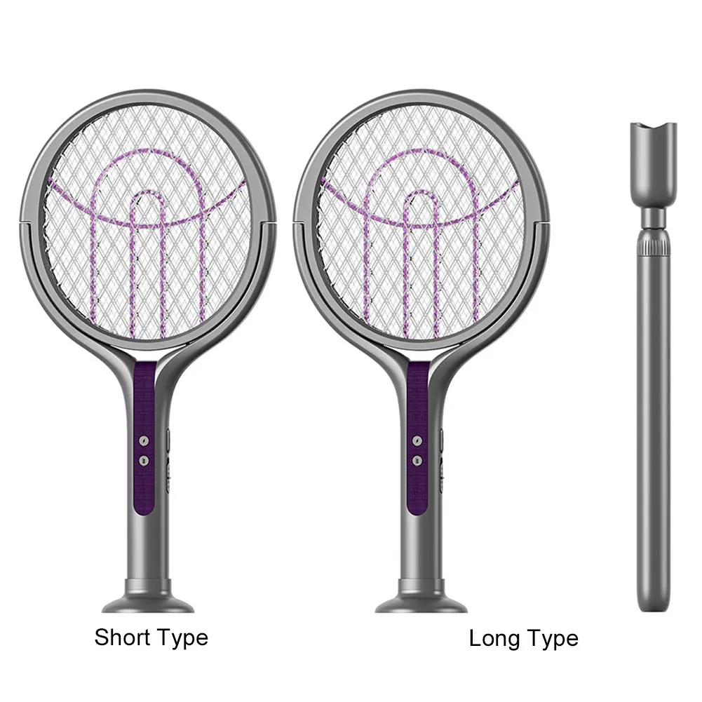 Mosquito Killer Electric Mosquito Racket Fly Swatter Killer USB Rechargeable Mosquito Killer Portable Electric Mosquito Swatter
