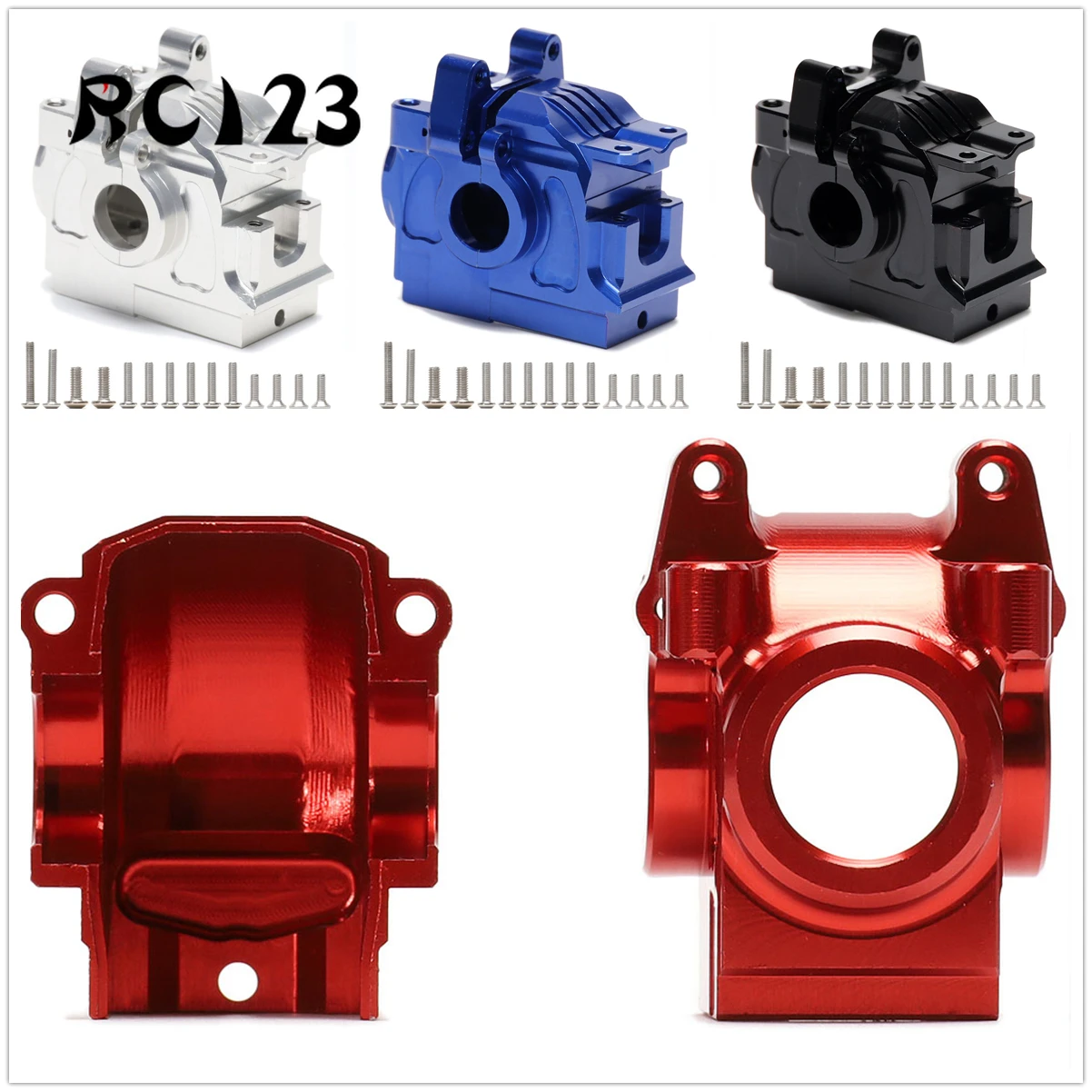 6880 Aluminum Alloy Rear Gearbox For Traxxas 1/10 Rustler Vxl 670764