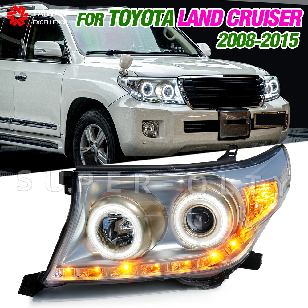 

Светильник ры, передние фары для '08-'15 LAND CRUISER светодиодный светильник подходят для всей серии, с дневными ходовыми светильник