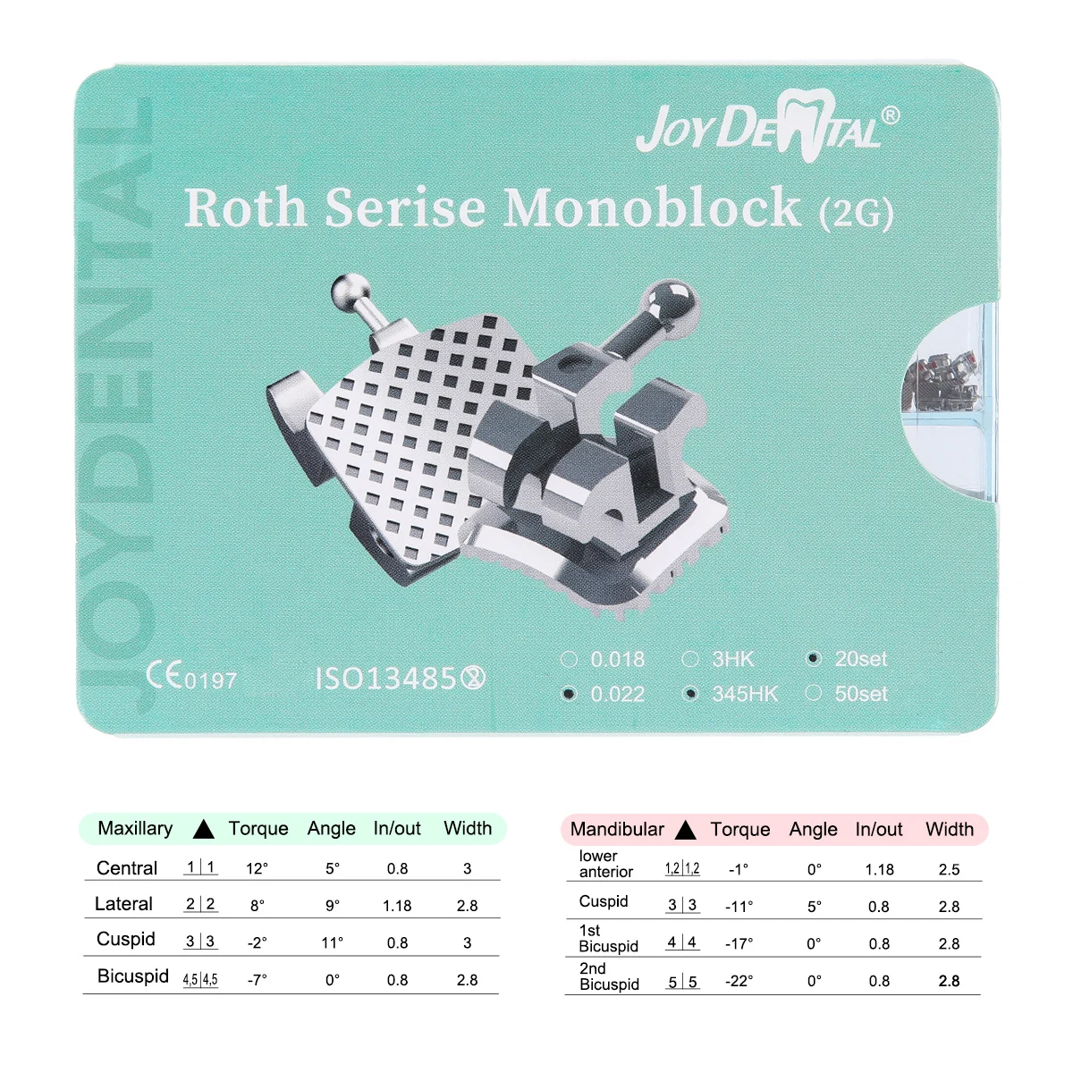 Рисунок 6 - Стоматологические Ортодонтические Скобы JOYDENTAL
