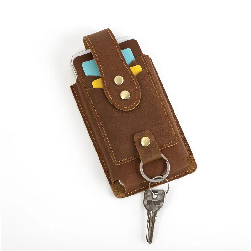 

Creative Design Retro Bus Id Card Holder Mobile Phone Storage Bag Hanging Mini Small Waist Bag on Belt