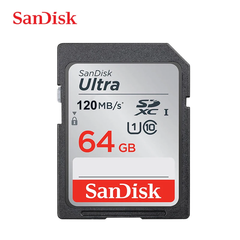 100% Original SANDISK SD Card 32GB 64GB 128GB 256GB Memory Card U1/U3 CLASS 10 UHS-I Card For 4k video reecording Camera best memory card Memory Cards