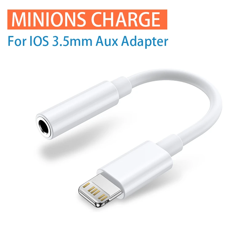 For iPhone to 3.5mm Headphones Adapter For iPhone13 12 11 Pro max x xr For iPad iPod Aux cable 3.5mm Jack Cable For ios Adapter iphone to type c adapter