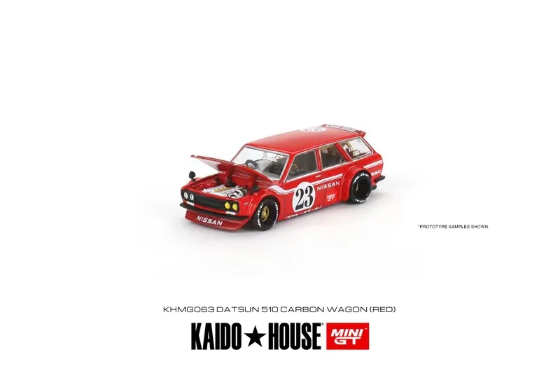 

MINI GT KAIDO HOUSE 1:64 Tent Datsun #23 510 alloy model car decoration collection gift