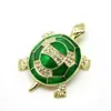 SHINNYGIFTS Crystal Studded Turtle Shape Jewelry Box, Handmade Miniatures, Sea Turtles,  Feng Shui Craft 3