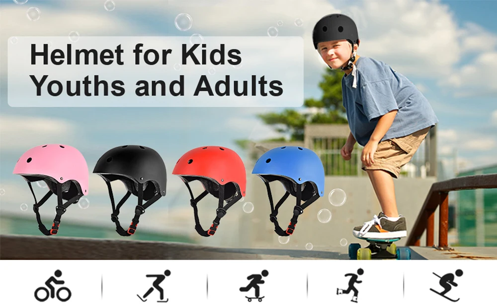 Casque de Skateboard solide pour enfants et adultes, avec doublure  amovible, pour Scooter, Skate à roulettes, cyclisme, danse de rue -  AliExpress