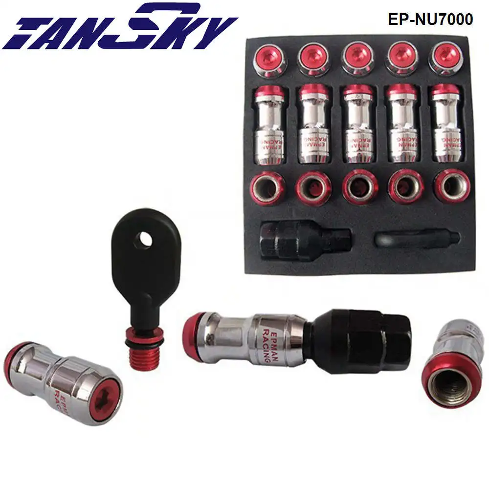 Authentic EPMAN Acorn RIM Racing Lug Wheel Nuts Screw M12 X1.5/ M12 X1.25 20PCS Car For Toyota EP-NU7000 TANSKY