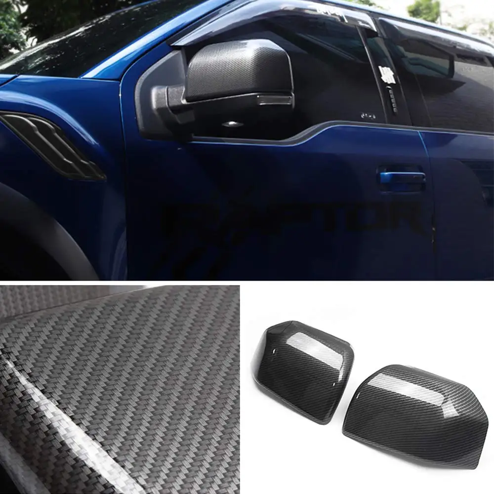 

for Ford F150 F-150 2015-2020 2021 2022 Auto Accessories Car Rear View Side Mirror Cover Cap Exterior Moulding Trim