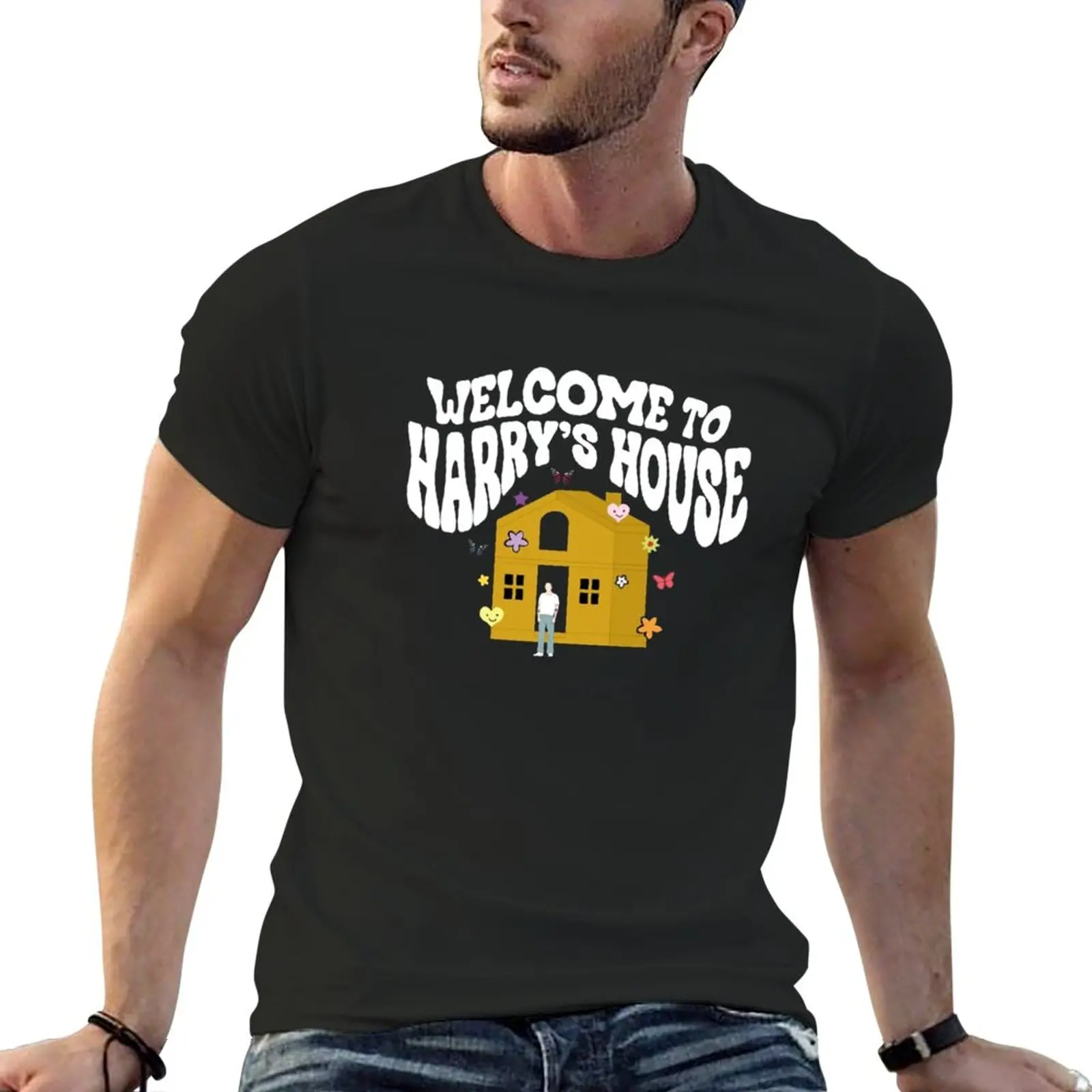 

Harrys house new album T-Shirt cute clothes sports fans Short sleeve tee men
