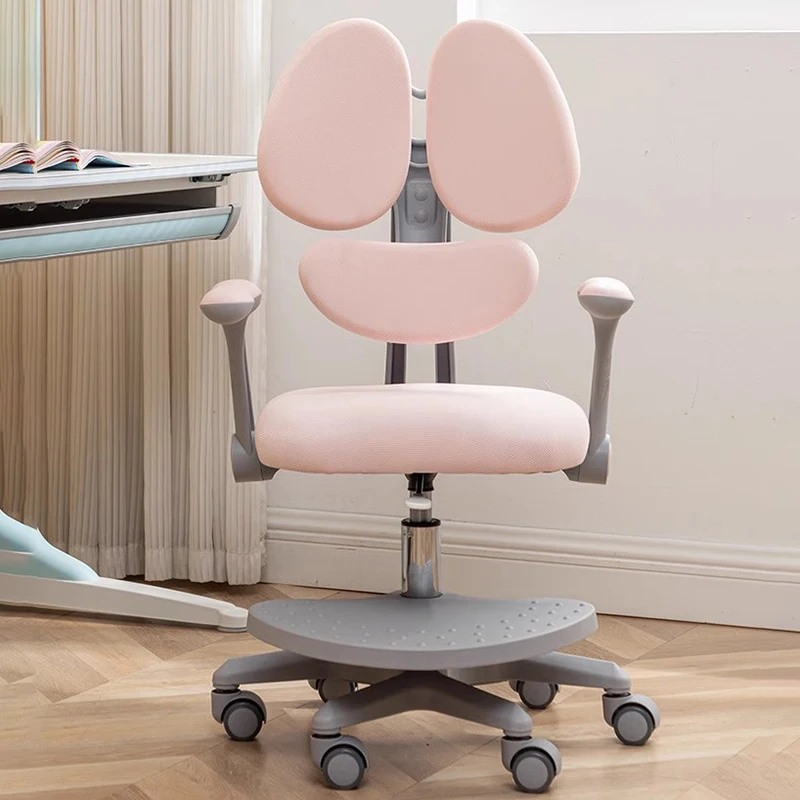 School Furniture Study Chair Armchair Child Design Safety Seats Girl Room Stool Growing Children Designer Home Fotel Dla Dziecka