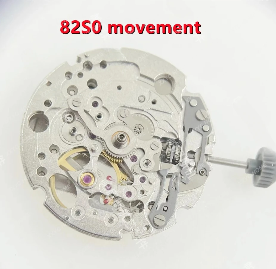 

Miyota 82S0 Automatic Movement 21 Jewels Open-Heart Mechanical Movement for Mens Watch Stop Second Device Japan