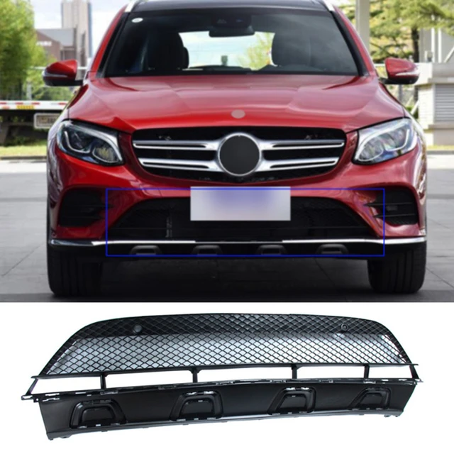 Front Bumper Spoiler Front Lip Blade Lower Grille For Mercedes Benz X253  Glc Amg 2016 2017 2018 2019 - Bumpers - AliExpress