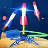 Kid Air Rocket Foot Pump Launcher Toys Sport Game Jump Stomp Outdoor Child Play Set Toy Pressed Rocket Launchers Pedal Games 2