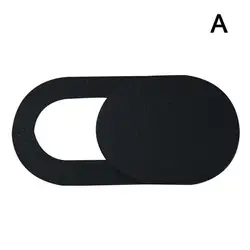 Privacy Shield: Magnetic Webcam Cover Shutter (Black 1pc)