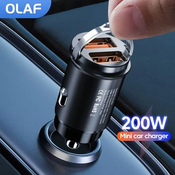 W dual usb car charger fast charging for huawei honor oppo pd qc mini usb