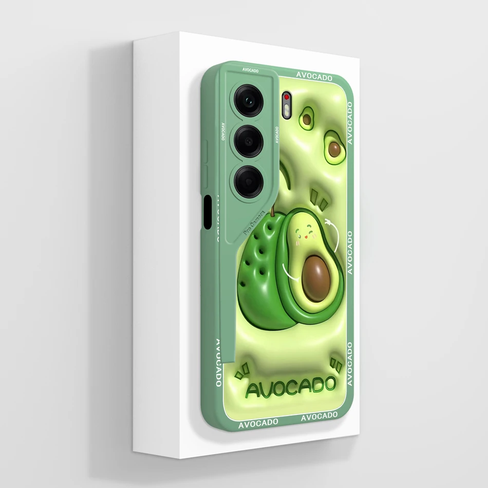 Artistic Style Full Coverage Soft Liquid Silicone Phone Case Protector