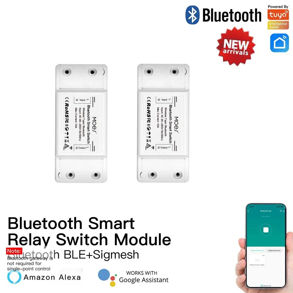 MOES-New-Bluetooth-Smart-Switch-Relay-Module-Single-Point-Control ...
