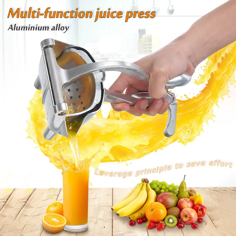 Aluminum Alloy Manual Juicer Fruit Squeezer Hand Pressure Pomegranate