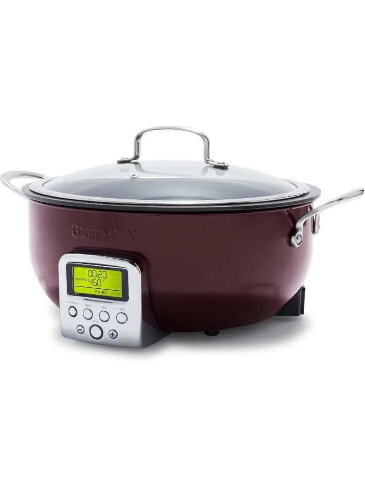 6QT frying pan, Fried Rice, health ceramic non stick pan Cooking Appliances 2