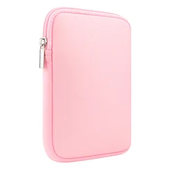 Cute Print Shockproof Tablet Sleeve Bag with Zipper Closure - D8 14cmX 22cm (D8 pink)