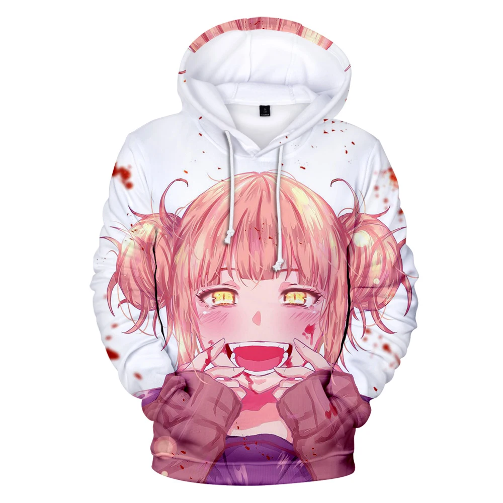 

Himiko Toga Hoodie Men/Women Sweatshirts boys Girl Cartoon My Hero Academia Hoodies Toga Himiko Teenage Child Pullovers