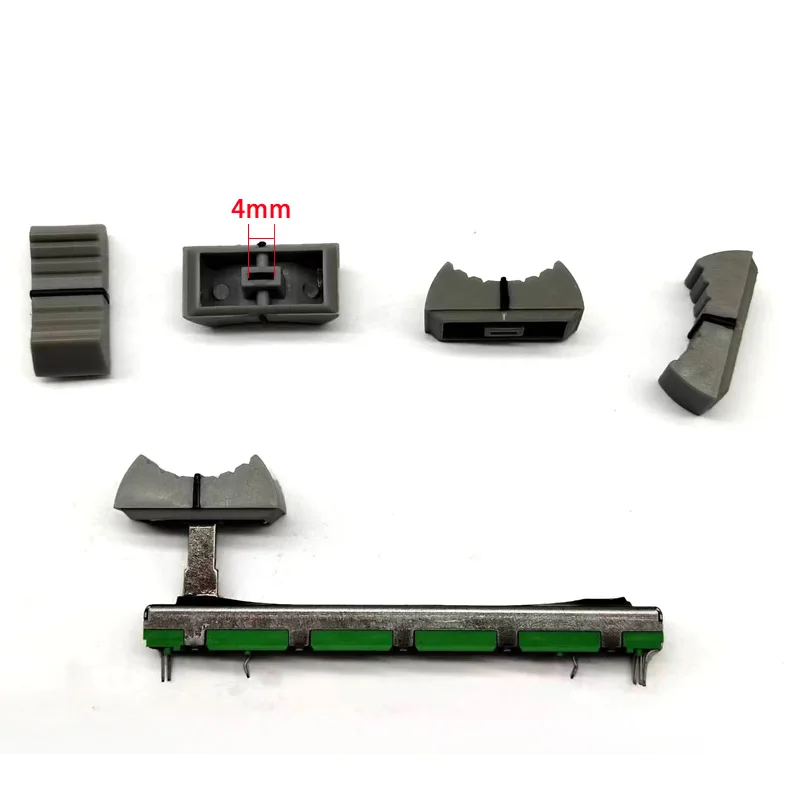 2 Pezzi Potenziometro A Doppia Diapositiva A50K A503 Mixer Yamaha Behringer Soundcraft Pusher Grey Hat