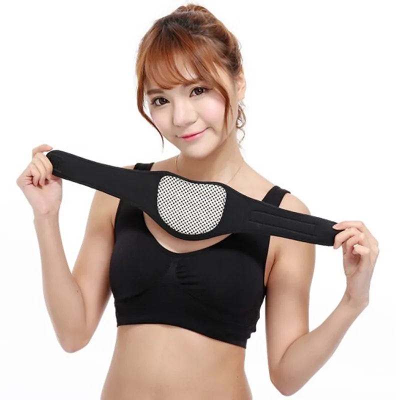 Neck Wrap Support Family Hot Selling Self Heating Magnetic Neck Massage Tourmaline Winter Comfortable Warming 15 Magnets Stone