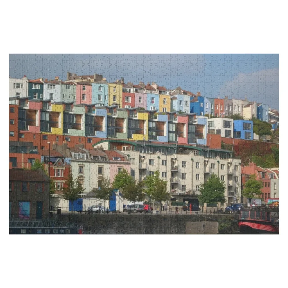 

Bristol Harbourside Colourful Houses Jigsaw Puzzle Personalized Toys Customs With Photo Puzzle