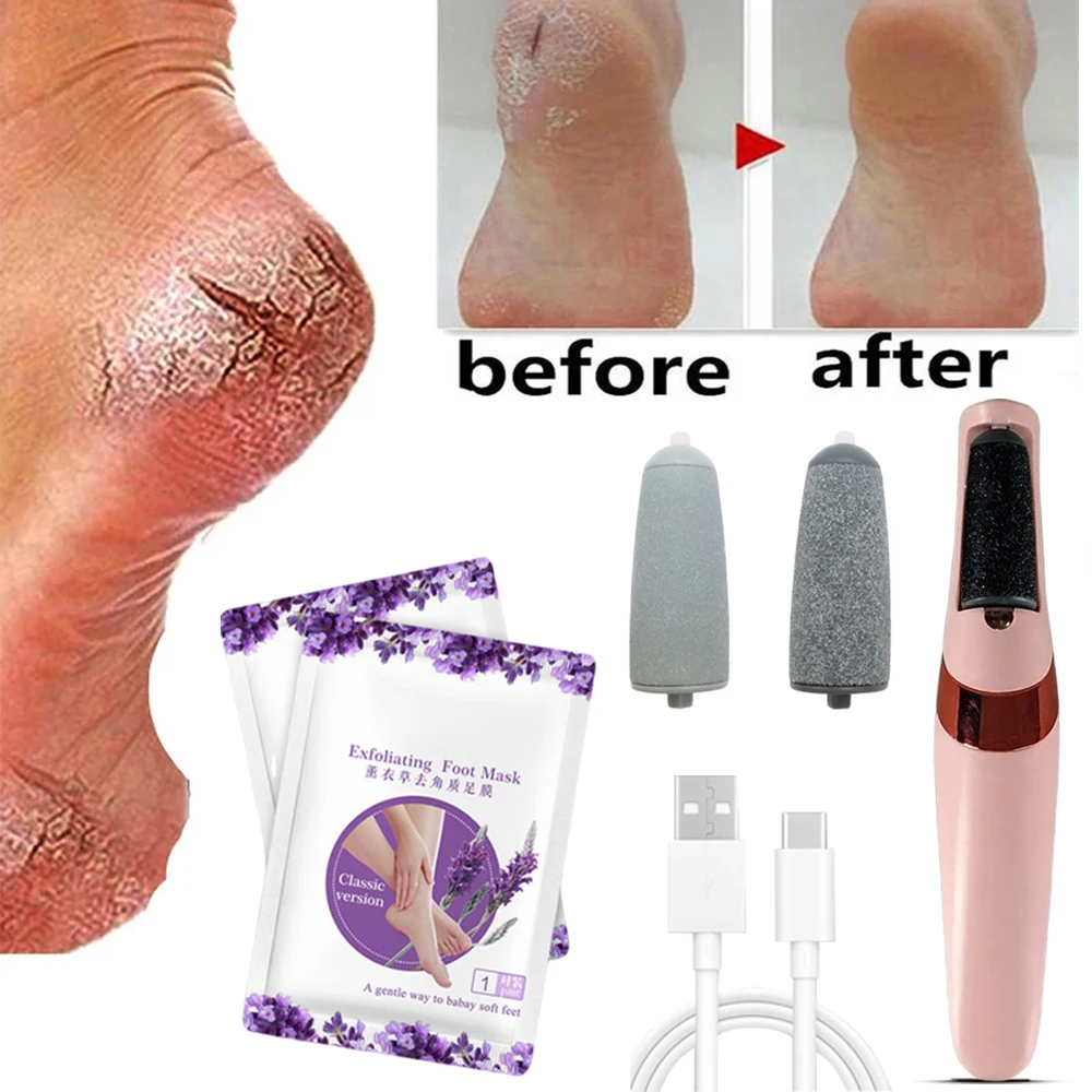 Electric Pedicure Machine Foot Grinder Foot SPA Whitening Exfoliating Foot Mask Callus Remover Anti Crack Heel Skin Care