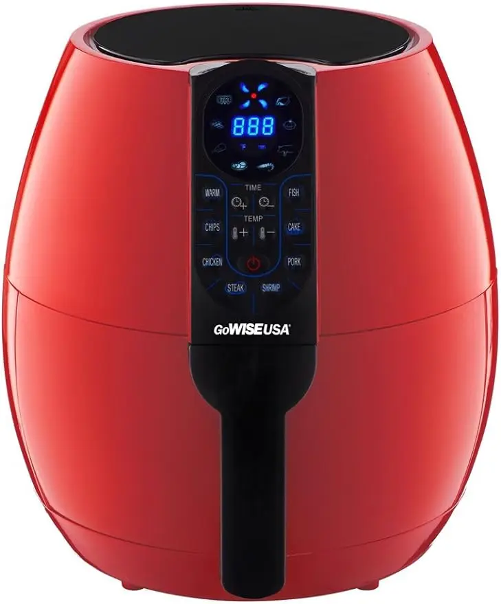 GoWISE USA 3.7-Quart Programmable Air Fryer with 8 Cook Presets